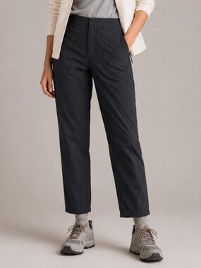 Eddie Bauer Women’s Black Performance Travel Hiking Pants Size 14 Tapered